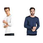 FOSFORO Mens Full Sleeved t-Shirt, Combo Pack of 2 (KB-28) 